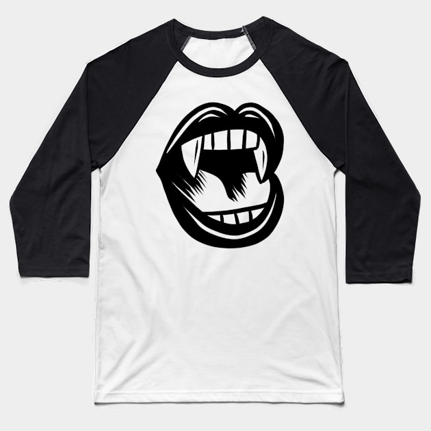 Vampire Baseball T-Shirt by Adorline